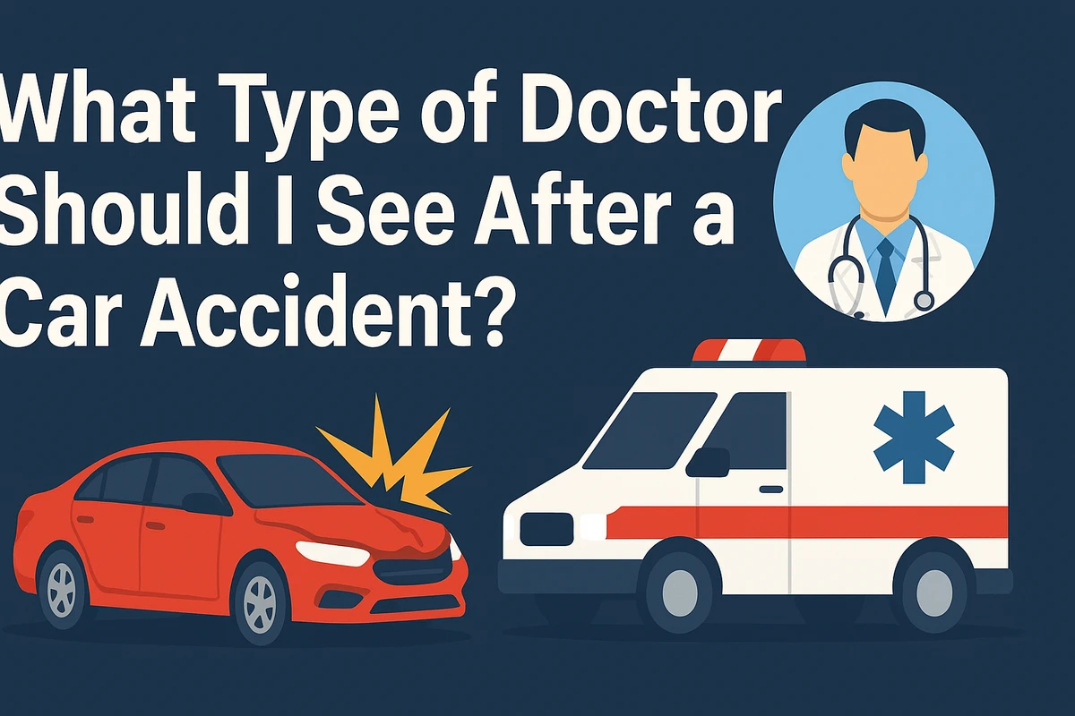type of doctor for car accident.